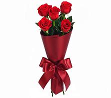 Букет 5 Красных роз Эдлесс Лав в Рыбное 