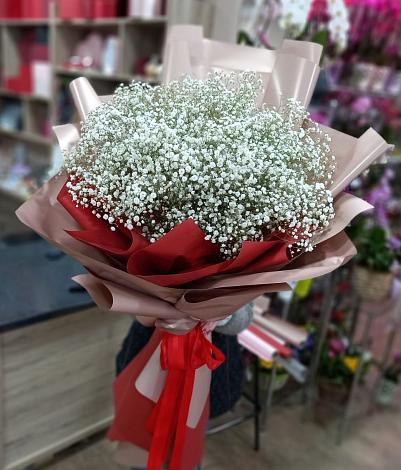 Букет цветов из: Гипсофила в Рыбное 