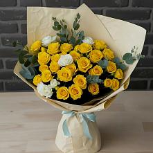 Букет цветов из:  Розы #REPLACE_PRED# Рыбное 