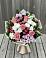 Букет цветов из: Альстромерии, Гвоздики, Розы и Хризантемы в Рыбное 