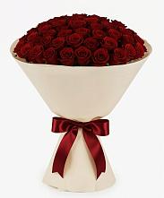 Букет 101 Бордовая роза Блэк Бакарра #REPLACE_PRED# Рыбное 