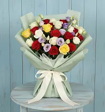 Букет цветов из:  Розы в Рыбное 