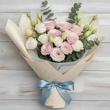 Букет цветов из:  Лизиантусы в Рыбное 