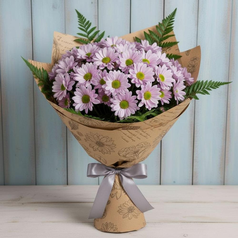 Букет цветов из: Хризантемы в Рыбное 