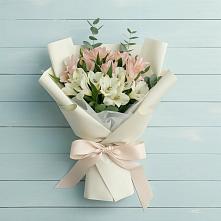 Букет цветов из:  Альстромерии в Рыбное 