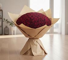Букет 101 Красная роза в Рыбное 