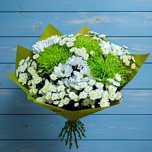 Букет цветов из:  Хризантемы #REPLACE_PRED# Рыбное 