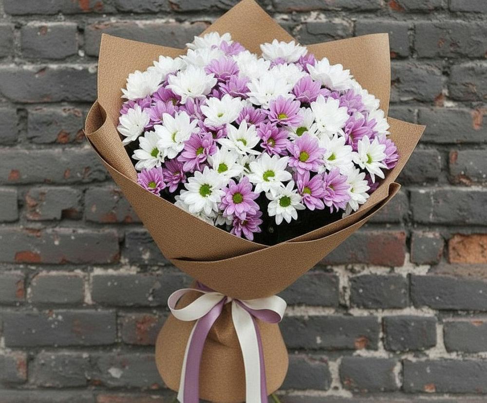 Букет цветов из: Хризантемы в Рыбное 