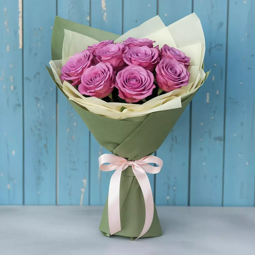 Букет Розы Фёрст Леди в Рыбное 