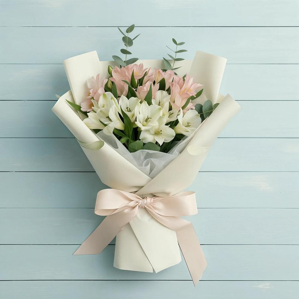 Букет цветов из: Альстромерии в Рыбное 