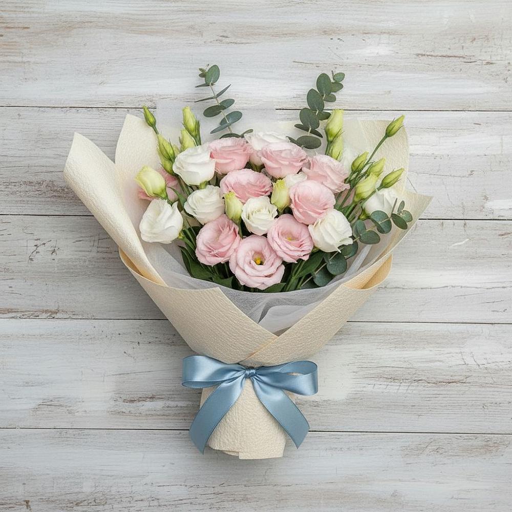 Букет цветов из: Лизиантусы в Рыбное 